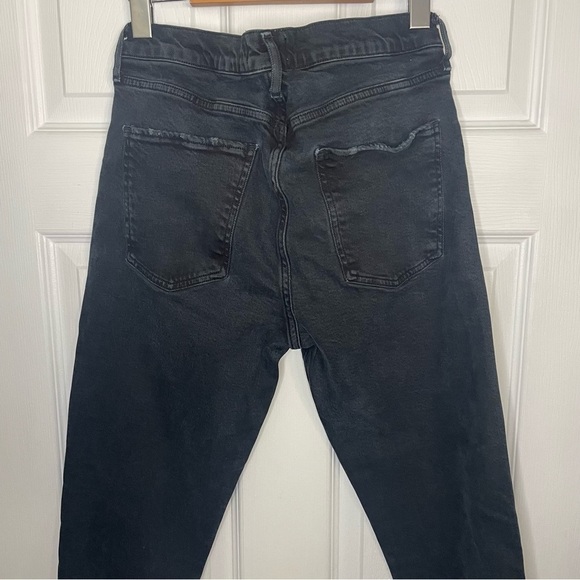 Agolde Toni Faded Black Distressed Ankles Jeans 31 - Picture 6 of 8